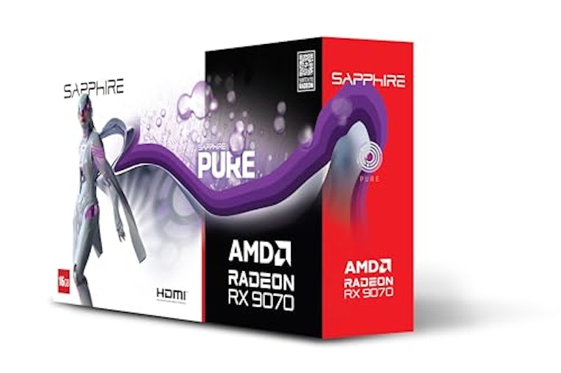 PURE Radeon RX 9070 GAMING OC 1