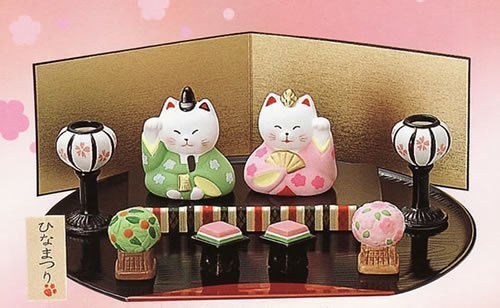 ねこのひな祭りセット 3