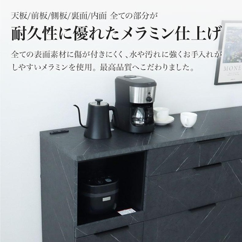 メラミンキッチンカウンター アラスコ 2
