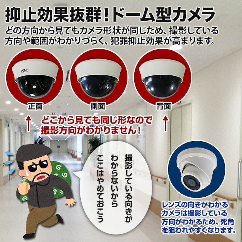ドーム型ダミーカメラ 3