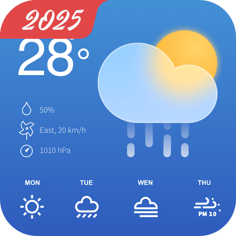 ライブ天気: 天気予報 1