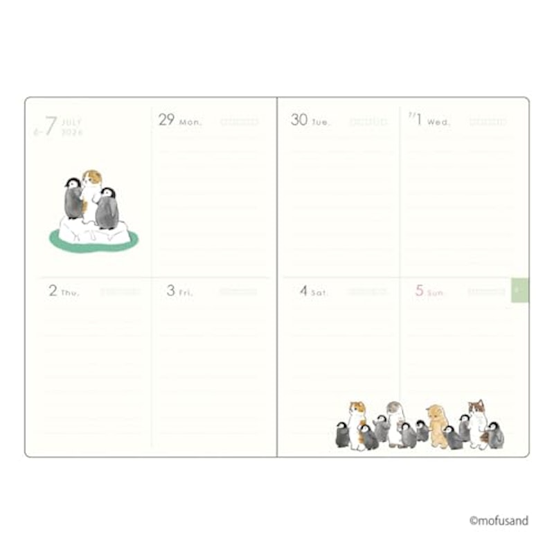 ブロックウィークリー mofusand 3