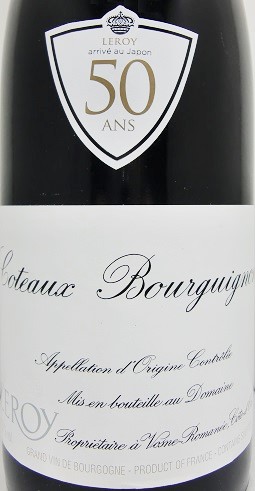 Dom. Leroy Côteaux Bourguignons Blanc(ドメーヌ・ルロワ