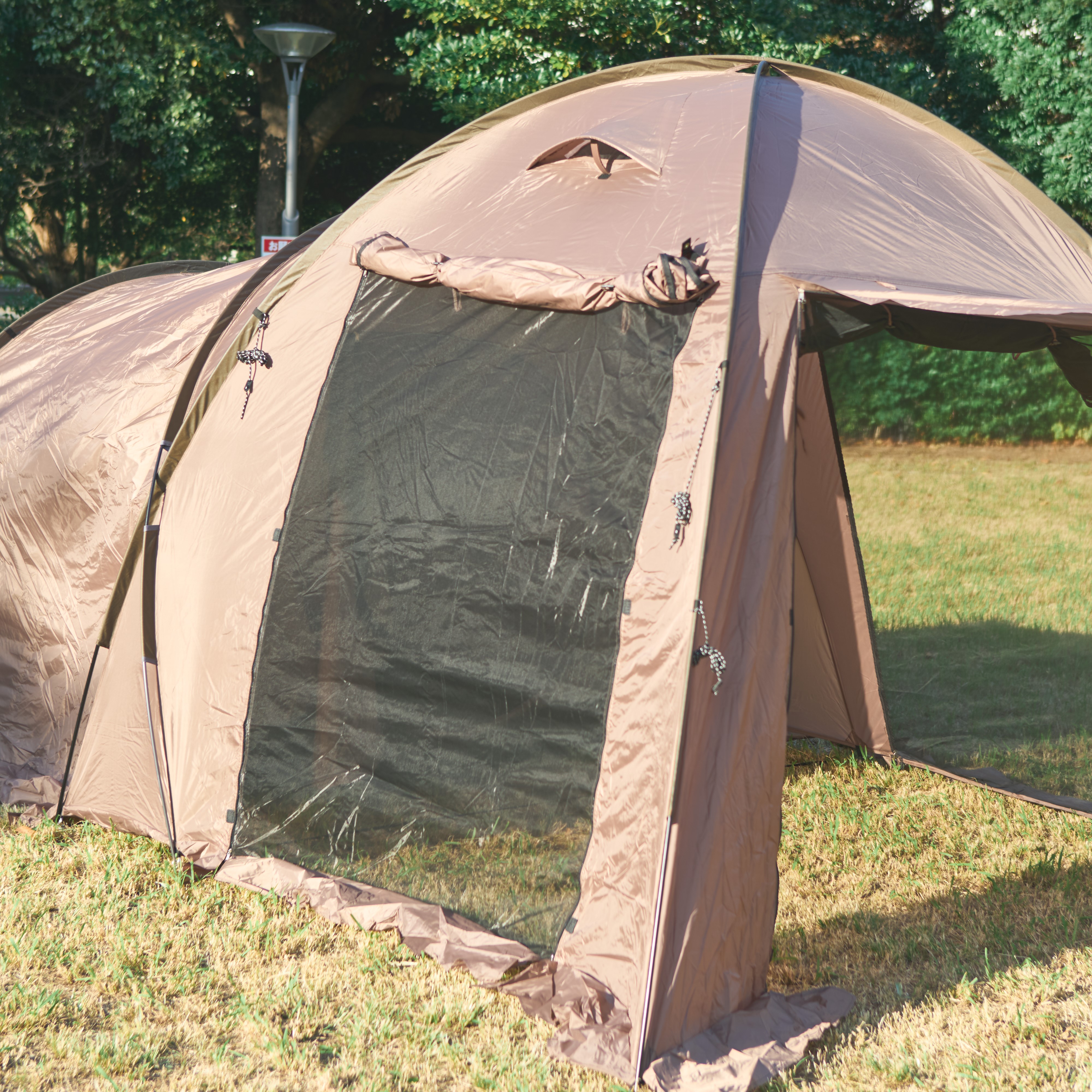 Hilander ナチュラム アルミフレーム2ルームテントをレビュー