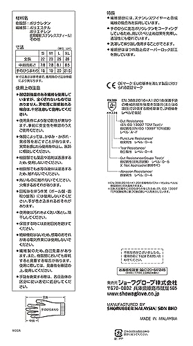 ワイヤーテックスウレタンパーム手袋 3