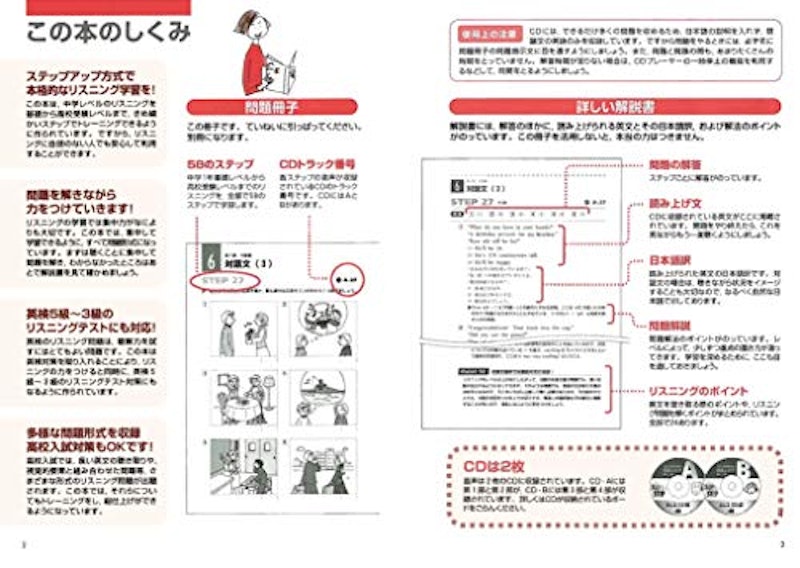 スーパーステップ 中学英語リスニング 2