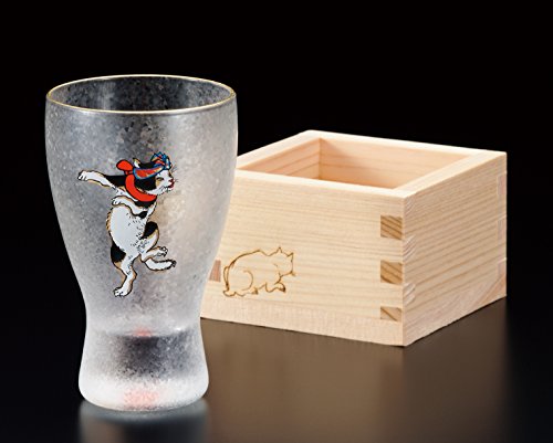 江戸猫ぐらす 枡酒グラス 3