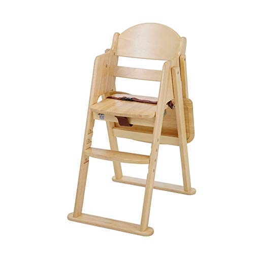 KATOJI ハイベビーチェア 木製 安全ベルト付き 木製ハイチェア チェアベルト付」について｜カトージの商品