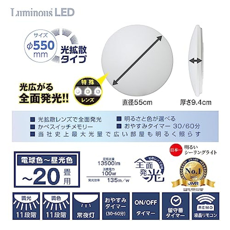 LEDシーリングライト 3