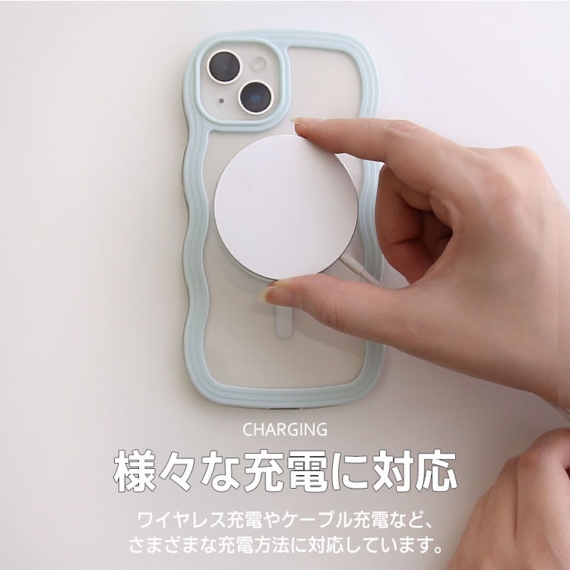 ウェーブデザイン iPhoneケース 12