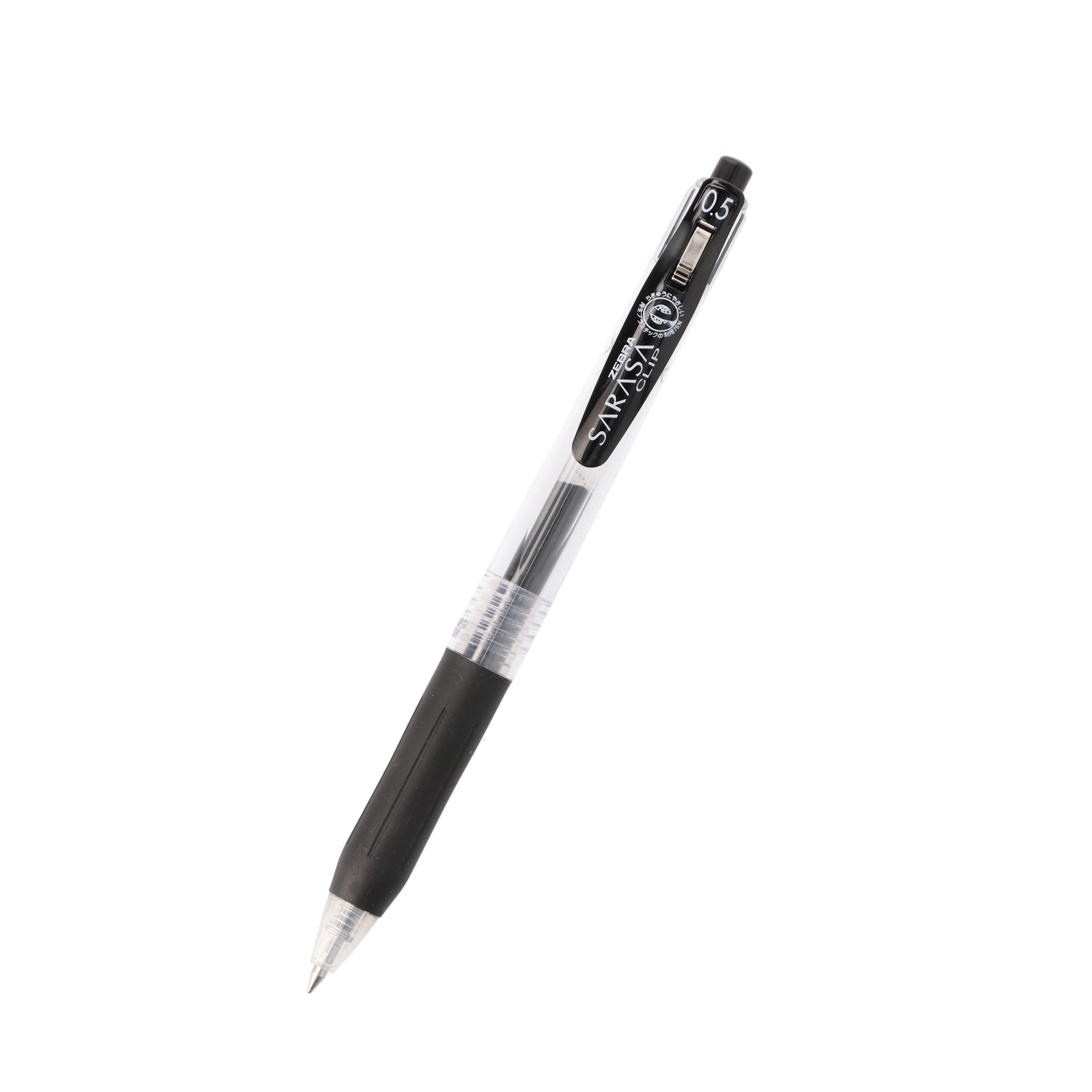 まとめ) ゼブラ ゲルインクボールペン サラサクリップ 0.5mm 黒 JJ15