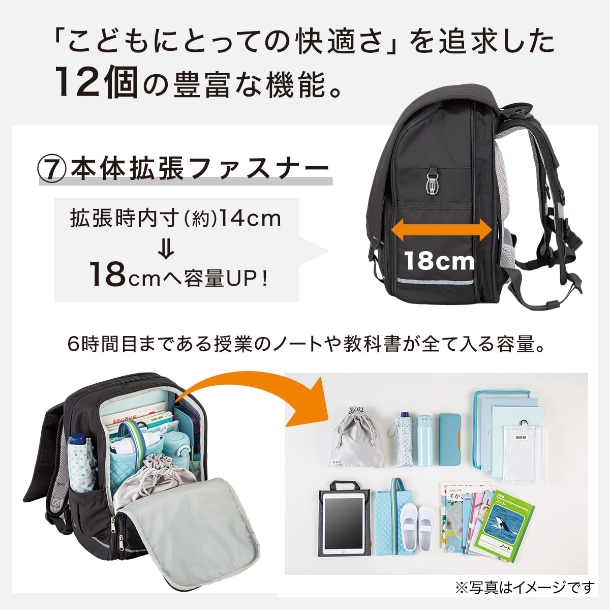 傷・汚れに強い超軽量ランドセルNシールドF 13