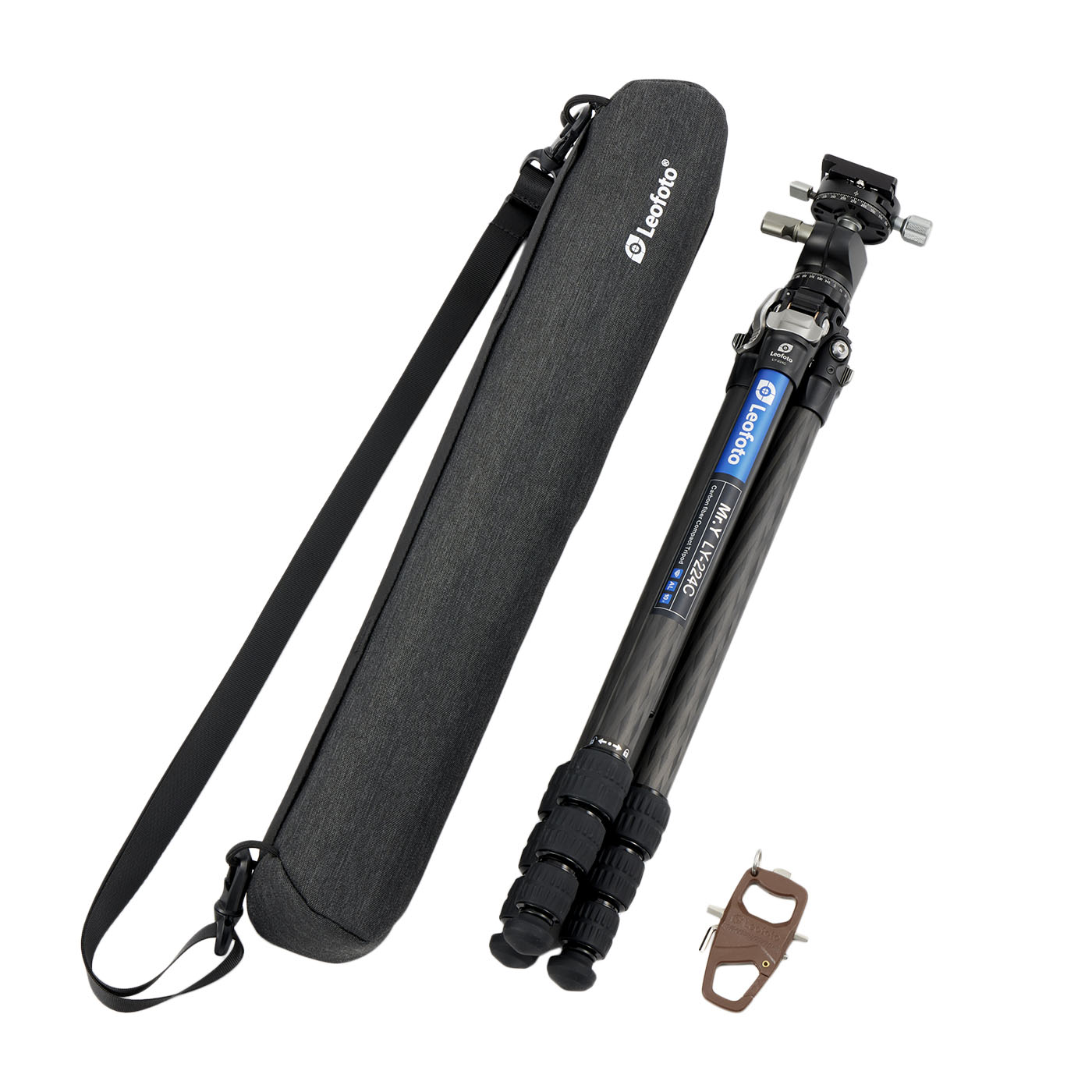 Leofoto LY-224C+LH-25R Mr.Yシリーズ カーボン三脚＋自由雲台セットを