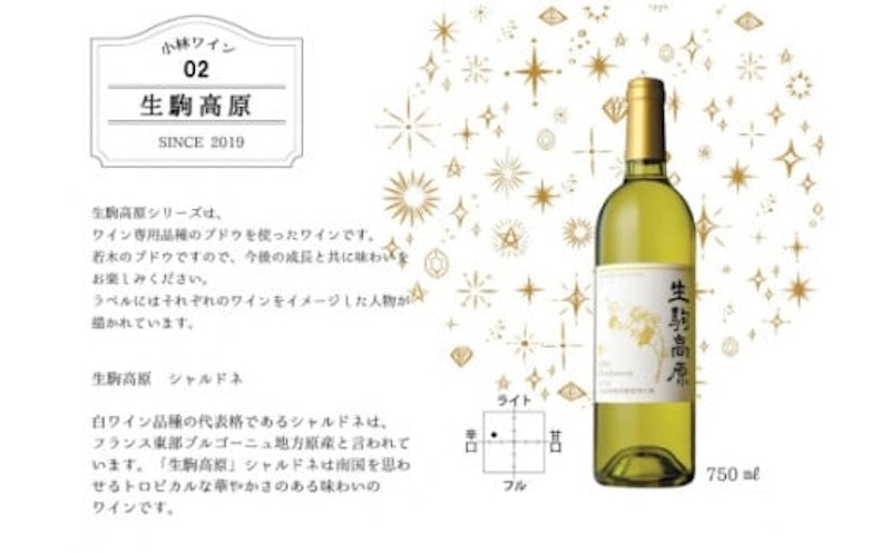 高原の白ワイン シャルドネ(辛口) 3