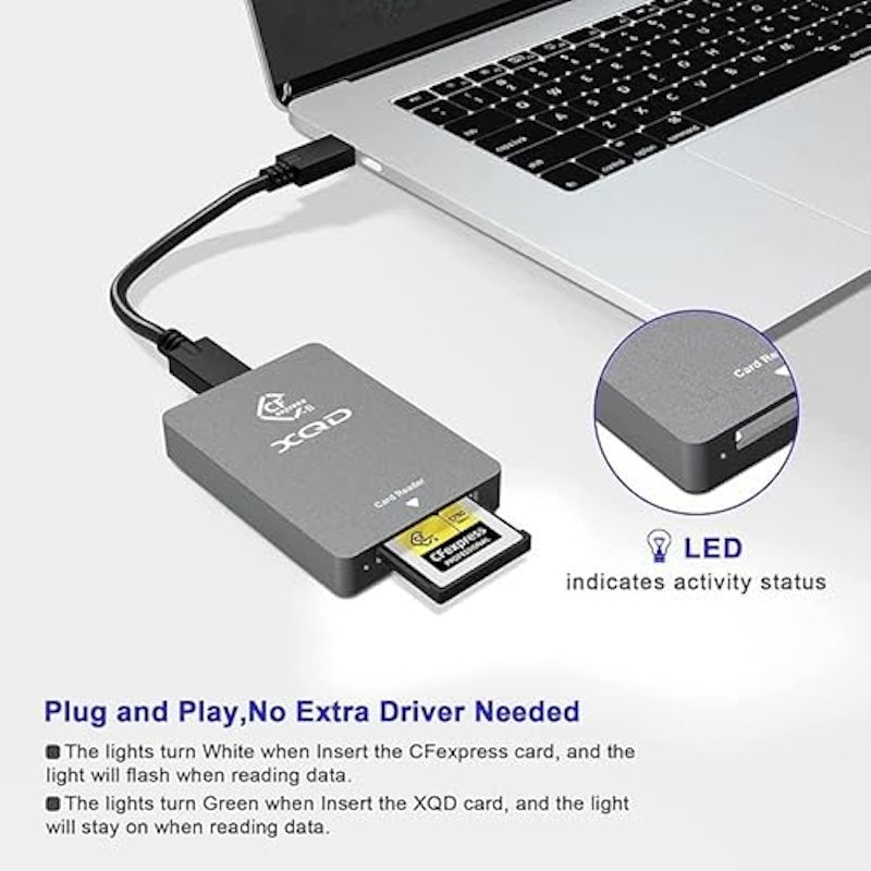 XQD/CFexpressタイプBカードリーダー 5