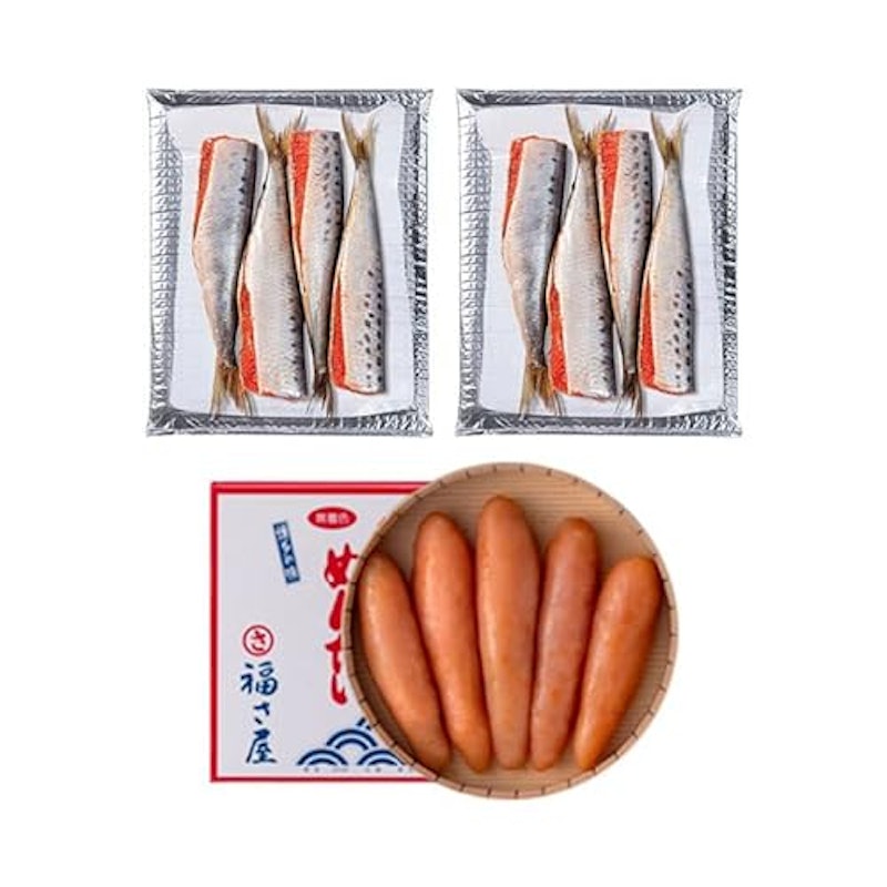 無着色辛子めんたい 240g+鰯めんたい4尾×2セット 1