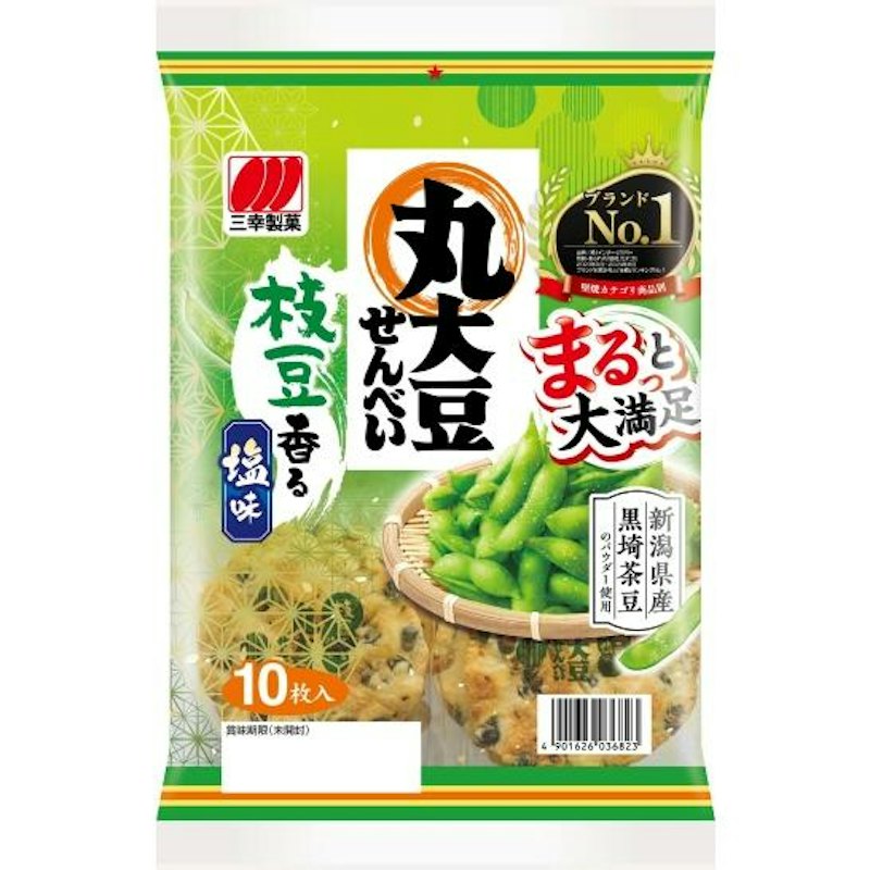 丸大豆せんべい枝豆香る塩味 1
