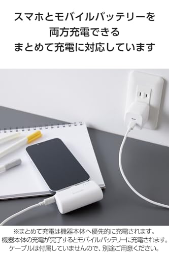 直挿しできるモバイルバッテリー USB Type-Cプラグ 5