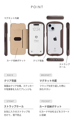 Reflection ダイアリー ポリカーボネート クリア スマホケース 2