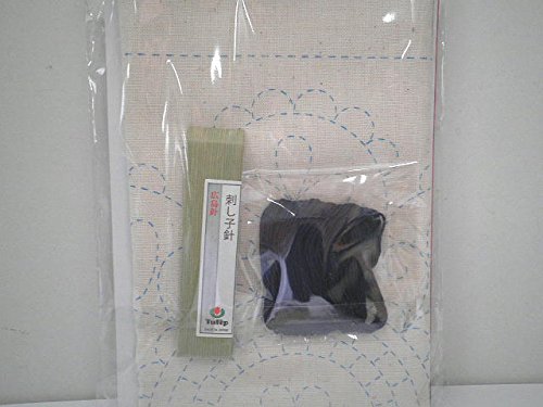 花ふきん SASHIKO WORLD Hungary 円形のバラ 4