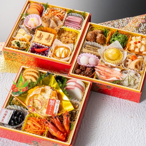 海鮮おせち 豪華 特大8寸三段重 1