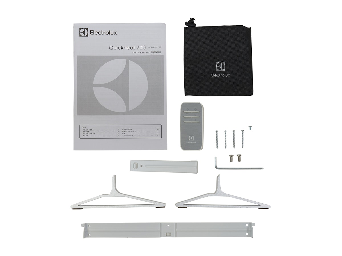 Electrolux Quickheat700 パネルヒーター EP12D001C0を検証 Electrolux Quickheat700 パネルヒーター EP12D001C0を検証