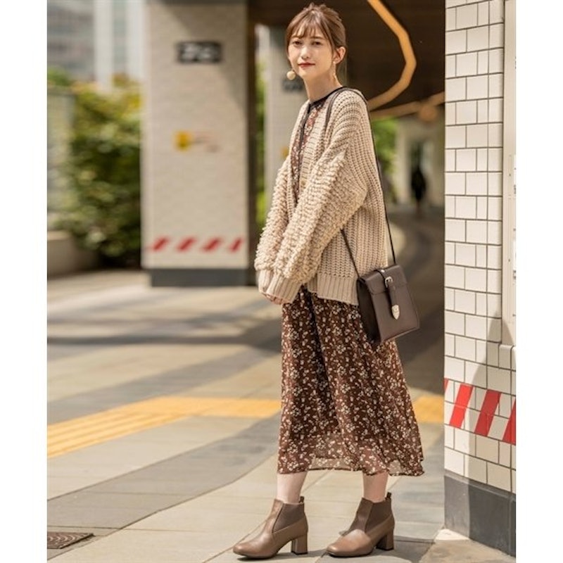 ニッセン×プチプラのあや 袖ループニットカーディガン 4