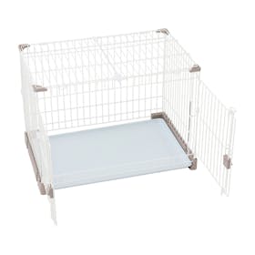 アイリスオーヤマ アイリスプラザ お掃除楽ちんサークル屋根セット 仕切りなしを検証レビュー!小型犬用ケージの選び方も紹介 2