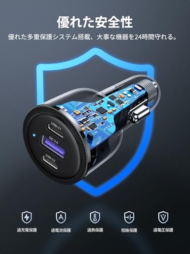 シガーソケット カーチャージャー 4