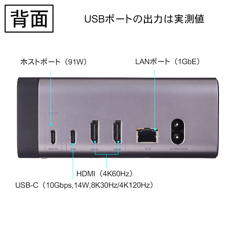 ORICO ドッキングステーション 5画面拡張 8K対応 22-in-1 3画面 ORICO ドッキングステーション 5画面拡張 8K対応 22-in-1 3画面