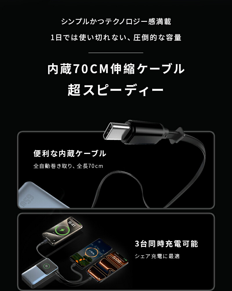 モバイルバッテリー 3