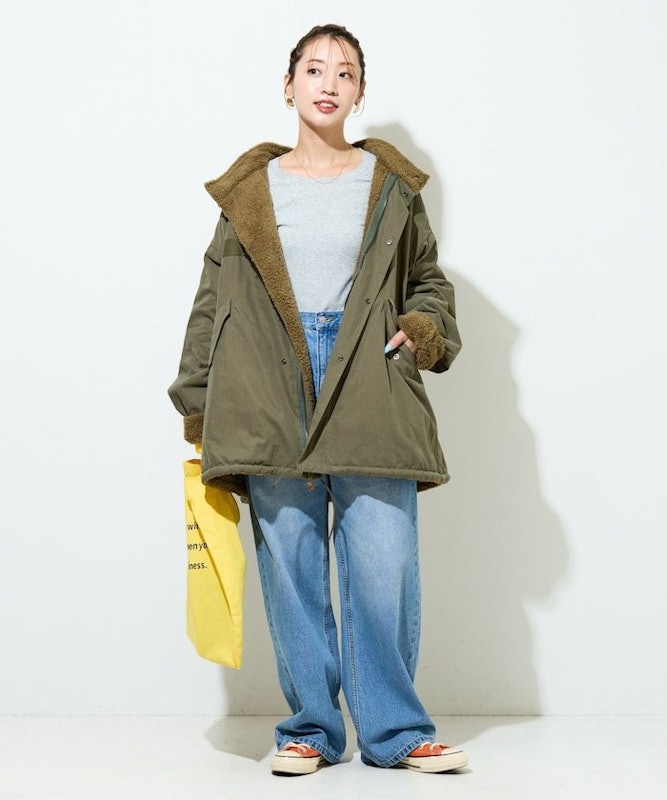 M65 リバーシブル ボア ショートコート 9