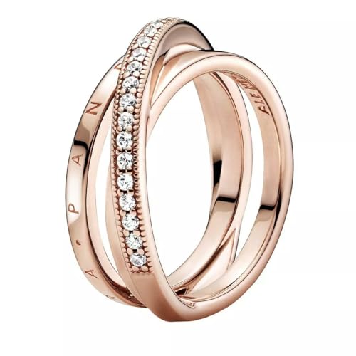 Crossover Pavé Triple Band Ring 1