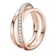 PANDORA Crossover Pavé Triple Band Ring 1