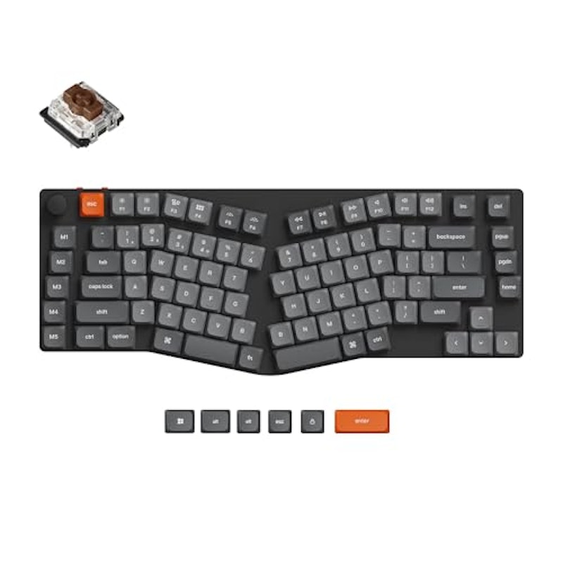 Aliceレイアウト QMK ワイヤレスカスタム メカニカルキーボード 1