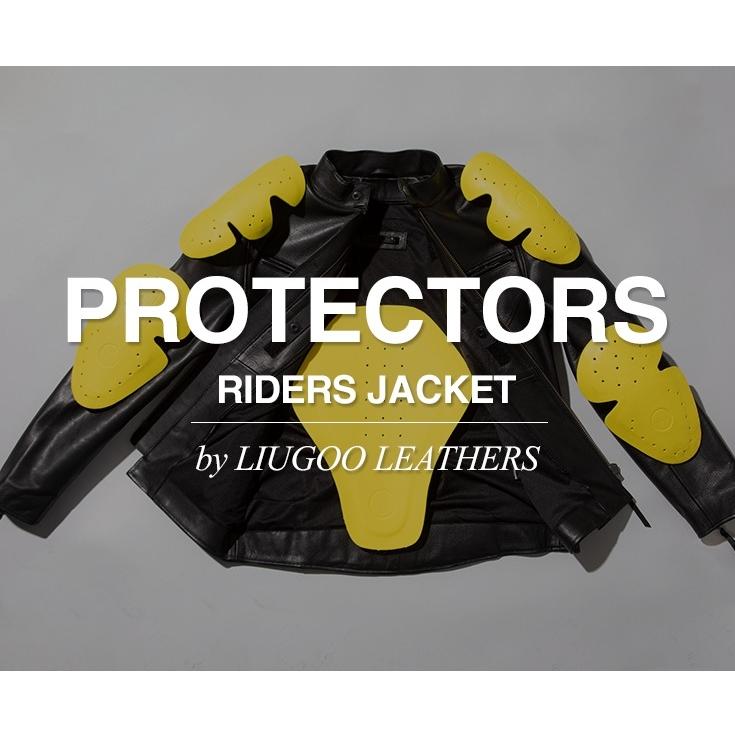 プロテクター付シングルライダースジャケット 2