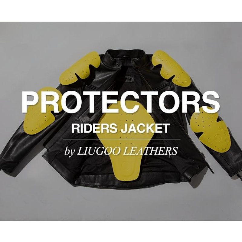 プロテクター付シングルライダースジャケット 2