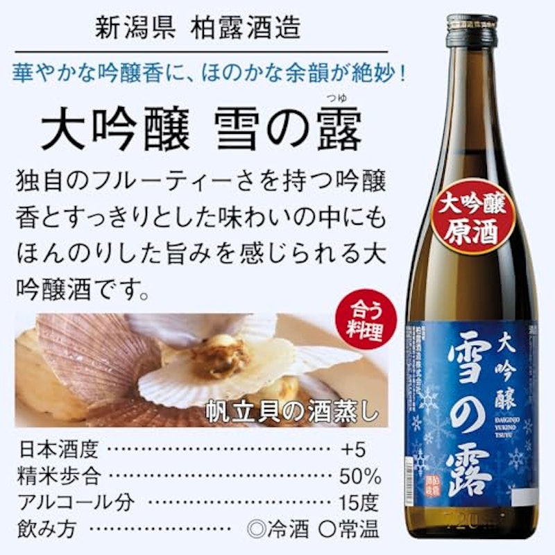 越乃五蔵大吟醸飲みくらべ5本組 5