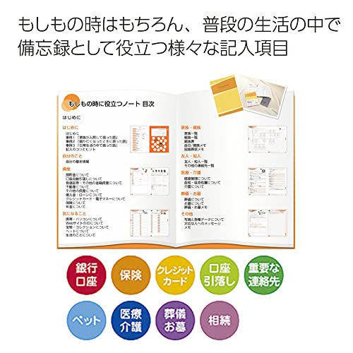 もしもの時に役立つノート 4