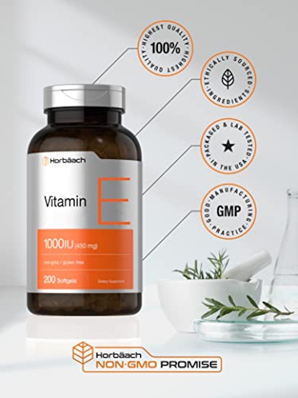 Vitamin-E (ビタミンE)1000 IU (450mg) 5