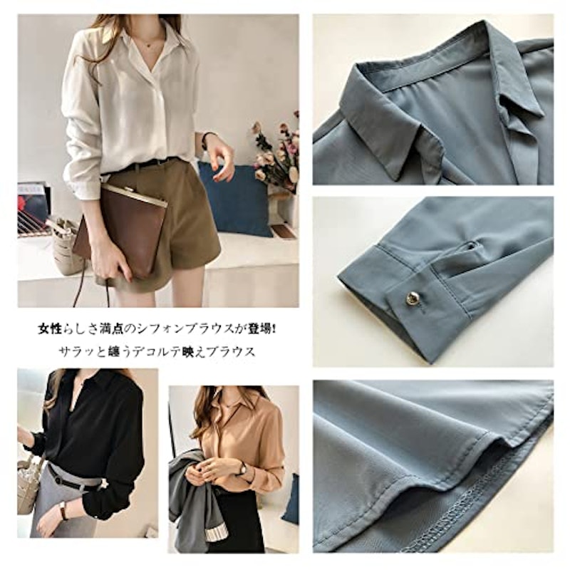 シフォンブラウス 6