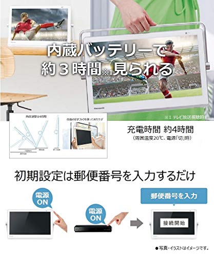 ブルーレイディスクプレーヤー/HDDレコーダー付ポータブル地上・BS・110度CSデジタルテレビ UN-15TD9 5