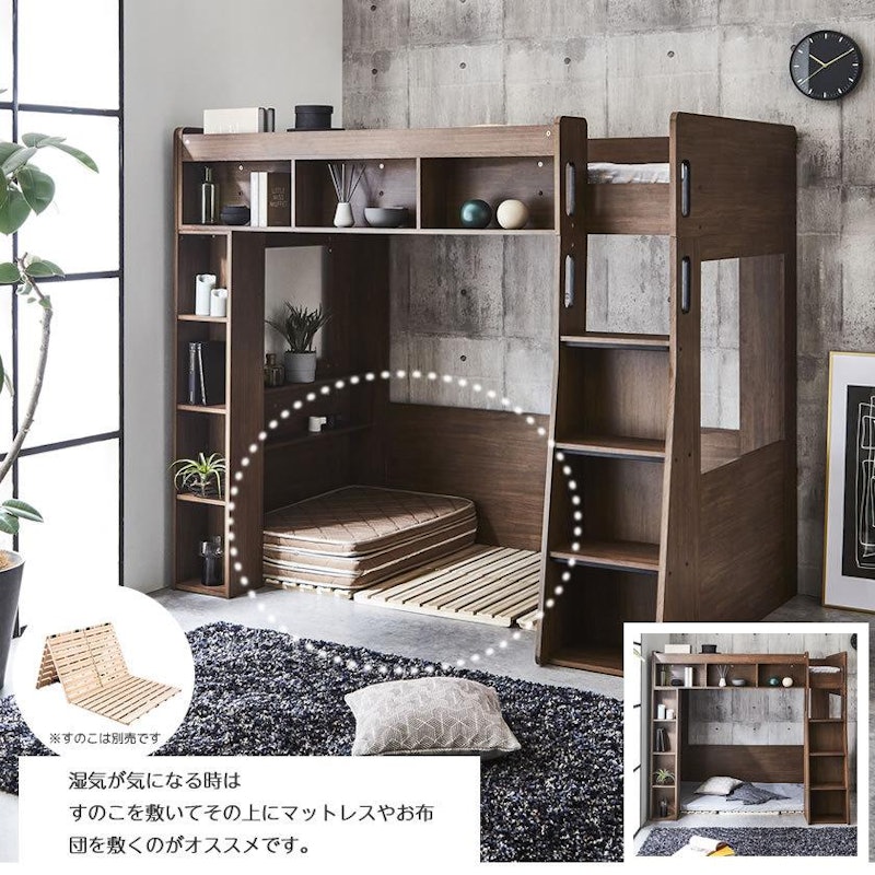 木製ロフトベッド 11
