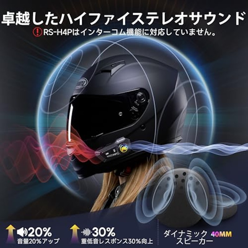 バイク用ヘッドセット 2