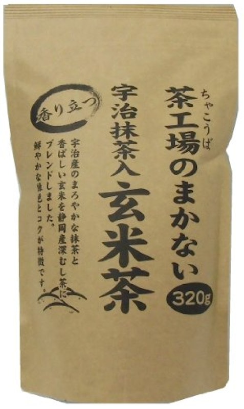 茶工場のまかない 宇治抹茶入玄米茶 1