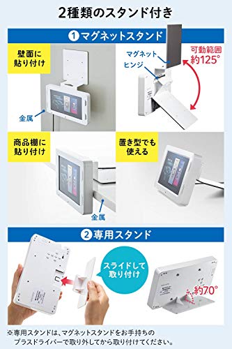 電子ポップモニター 7インチ 4