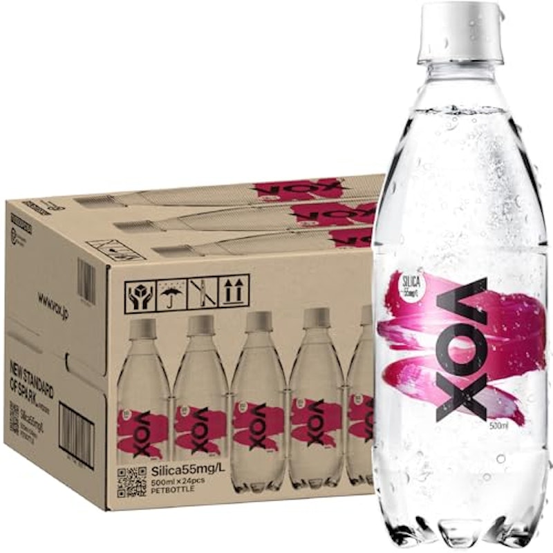 強炭酸水 シリカ 55mg/L 無糖 500ml ×24本 1