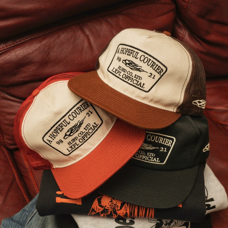 CAP LE レッド アメカジ トラッカーキャップ 6