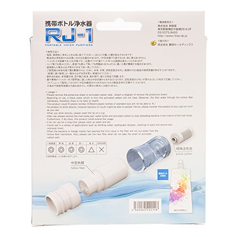 携帯ボトル浄水器 3