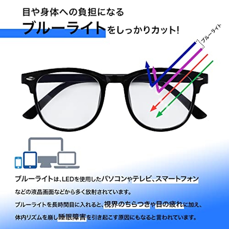 ブルーライトカットメガネ 4